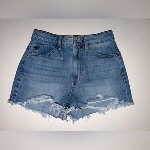 KanCan Distressed Jean Shorts